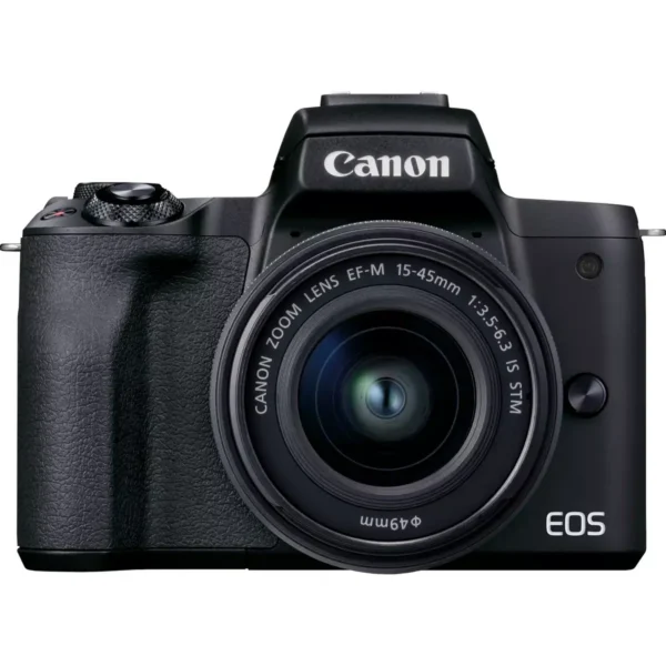 Canon EOS M50 Mark II + EF-M 15-45mm IS STM + Live Streaming Kit MILC 24.1 MP CMOS 6000 x 4000 pixels Black