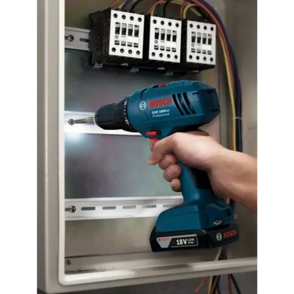 Bosch GSR 1800-LI Professional Keyless 1.4 kg Black, Blue, Red