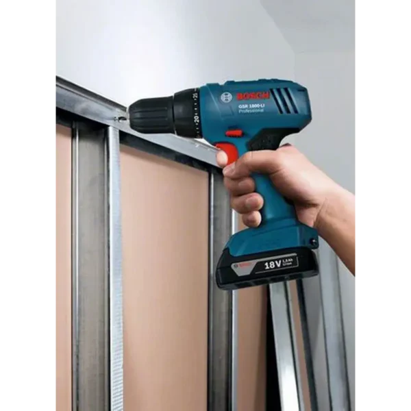 Bosch GSR 1800-LI Professional Keyless 1.4 kg Black, Blue, Red