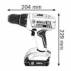 Bosch GSR 1800-LI Professional Keyless 1.4 kg Black, Blue, Red