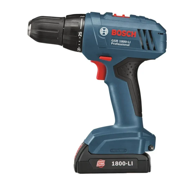 Bosch GSR 1800-LI Professional Keyless 1.4 kg Black, Blue, Red
