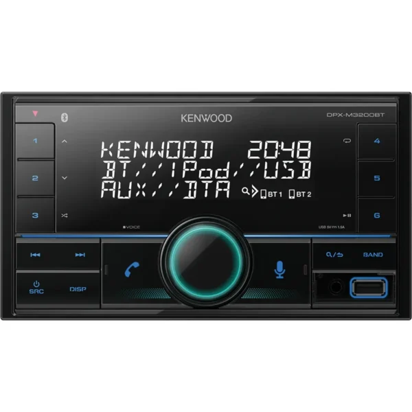 Kenwood DPX-M3200BT car media receiver Black 50 W Bluetooth