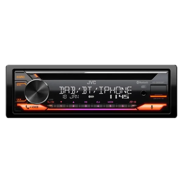 JVC KD-DB922BT Black 200 W Bluetooth