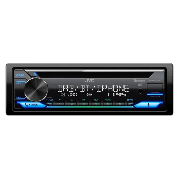 JVC KD-DB922BT Black 200 W Bluetooth
