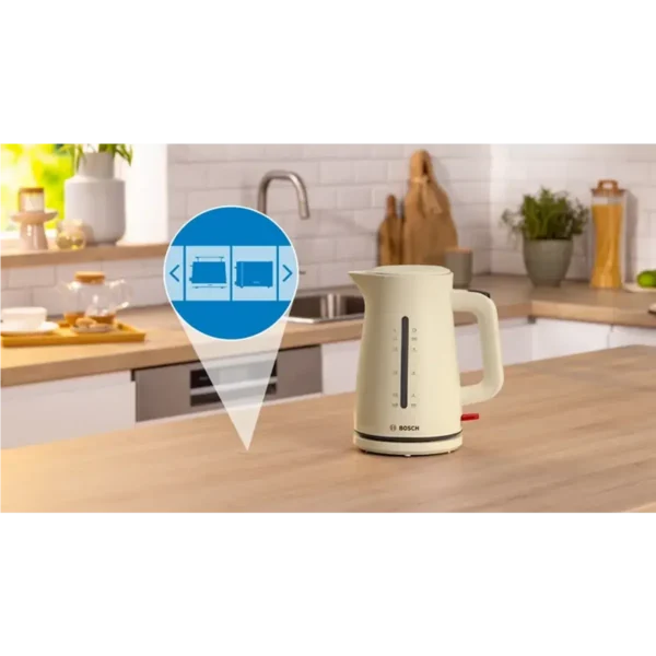 Bosch MyMoment electric kettle 1.7 L 3000 W Beige