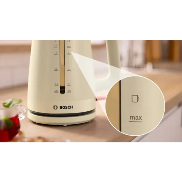 Bosch MyMoment electric kettle 1.7 L 3000 W Beige