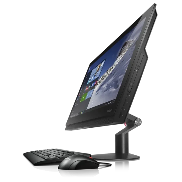 Lenovo ThinkCentre M900z Intel® Core™ i5 i5-6500 60.5 cm (23.8″) 1920 x 1080 pixels Touchscreen All-in-One PC 8 GB DDR4-SDRAM 180 GB SSD Windows 10 Pro Wi-Fi 5 (802.11ac) Black
