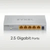 Zyxel MG-105 Unmanaged 2.5G Ethernet (100/1000/2500) Steel