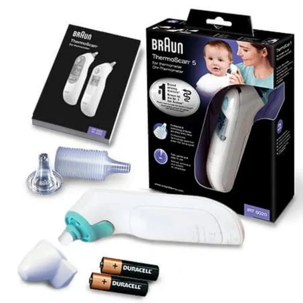 Braun ThermoScan 5 IRT6020 Contact White Ear