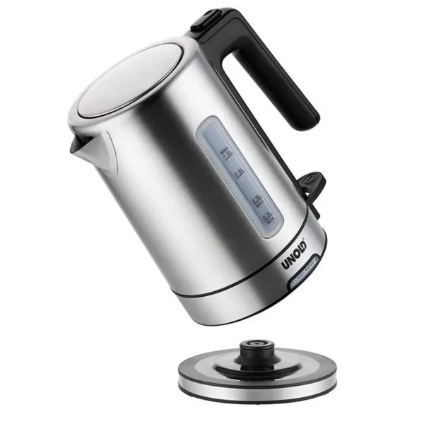 Unold 18020 electric kettle 1 L 2200 W Black, Stainless steel