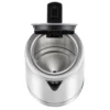 Unold 18020 electric kettle 1 L 2200 W Black, Stainless steel