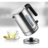 Unold 18020 electric kettle 1 L 2200 W Black, Stainless steel