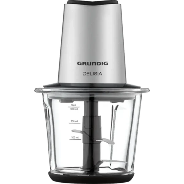 Grundig CH 8680 1 L 800 W Black, Stainless steel