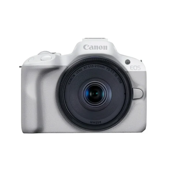 Canon EOS R50, White + RF-S 18-45mm F4.5-6.3 IS STM Kit
