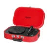 Trevi SALLY WIRELESS STEREO TURNTABLE USB AUX-IN RECHARGEABLE BATTERY TT 1020 BT RED