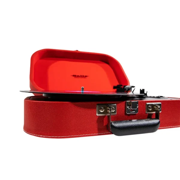 Trevi SALLY WIRELESS STEREO TURNTABLE USB AUX-IN RECHARGEABLE BATTERY TT 1020 BT RED