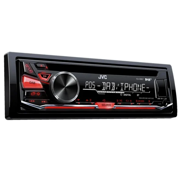 JVC KD-DB67E 1-DIN CD Receiver