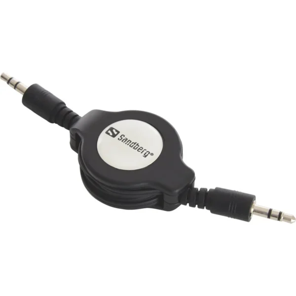 Sandberg Retractable MiniJack M-M 1.5m