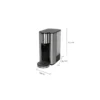 Unold Ava electric kettle 2.5 L 2600 W Black, Silver
