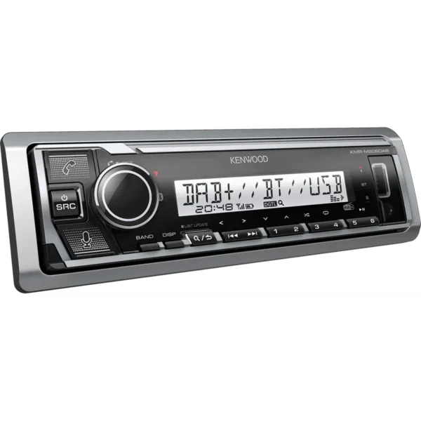 Kenwood KMR-M506DAB car media receiver Black, Silver 200 W Bluetooth