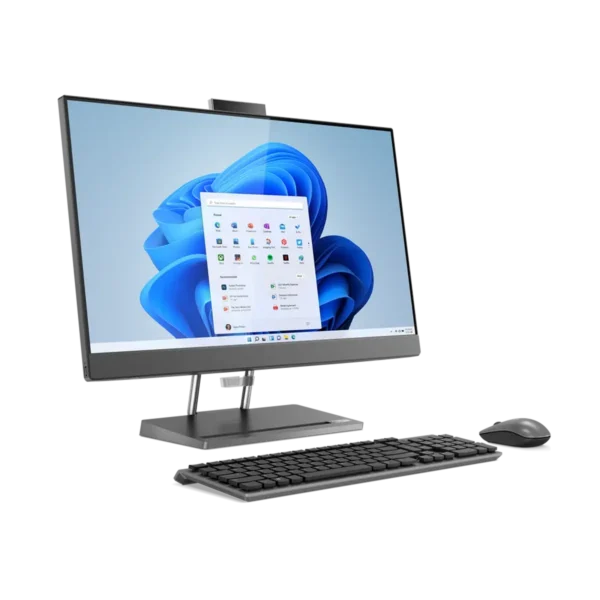 Lenovo IdeaCentre 5 Intel® Core™ i7 i7-12700H 68.6 cm (27″) 2560 x 1440 pixels All-in-One PC 16 GB DDR5-SDRAM 512 GB SSD Intel Arc A370M Windows 11 Home Wi-Fi 6 (802.11ax) Grey