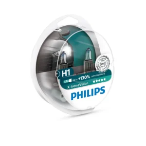 Philips X-tremeVision Type of lamp: H1 Pack of: 2 car headlight bulb