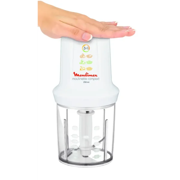 Moulinex DJ300110 electric food chopper 0.25 L 270 W White
