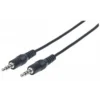 Manhattan 354585 audio cable 5 m 3.5mm Black