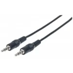 Manhattan 354585 audio cable 5 m 3.5mm Black