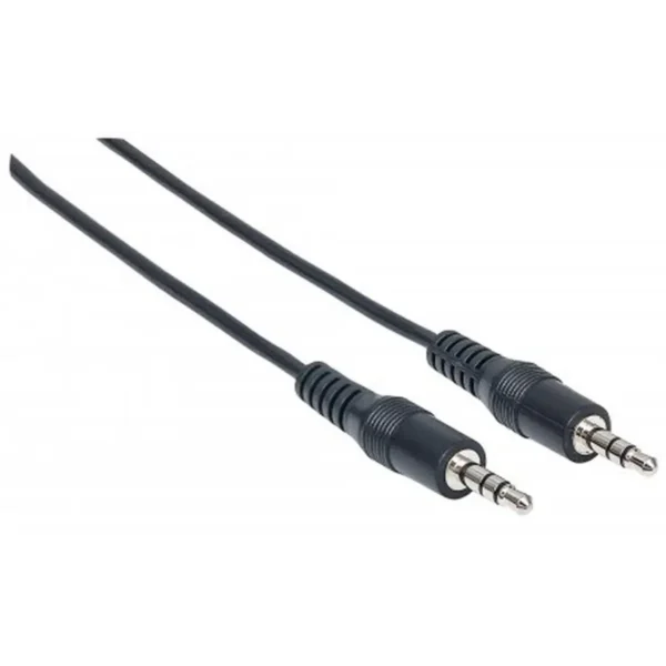 Manhattan 354585 audio cable 5 m 3.5mm Black