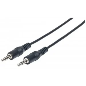 Manhattan 354585 audio cable 5 m 3.5mm Black