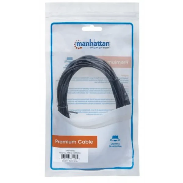 Manhattan 354585 audio cable 5 m 3.5mm Black