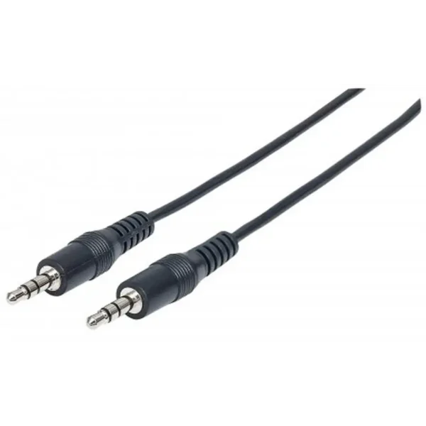 Manhattan 354585 audio cable 5 m 3.5mm Black