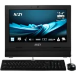 MSI Pro AP162T ADL-025XFR Intel® N N100 39.6 cm (15.6″) 1920 x 1080 pixels Touchscreen All-in-One PC 4 GB DDR4-SDRAM 256 GB SSD Wi-Fi 6E (802.11ax) Black
