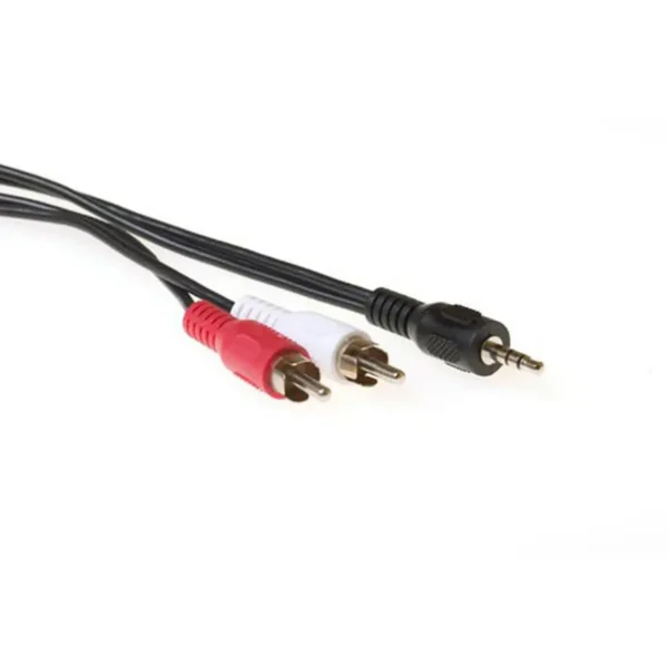 ACT AK2079 audio cable 15 m 3.5mm 2 x RCA Black, Red, White