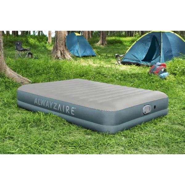 Bestway Pavillo 80″ x 60″ x 14″/2.03 m x 1.52 m x 36 cm AlwayzAire Fortech Airbed Queen Rechargeable Dual Pump