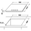 Whirlpool GMF 6421/IXL hob Stainless steel Built-in Gas 4 zone(s)