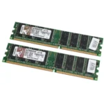 Kingston Technology ValueRAM 512MB 400MHz DDR Non-ECC CL3 (3-3-3) DIMM (Kit of 2) memory module 0.25 GB