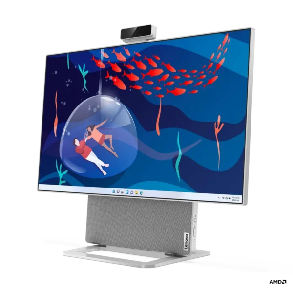 Lenovo Yoga AIO 7 27APH8 AMD Ryzen™ 7 7840HS 68.6 cm (27″) 2560 x 1440 pixels All-in-One PC 16 GB LPDDR5-SDRAM 512 GB SSD Windows 11 Home Wi-Fi 6E (802.11ax) Grey