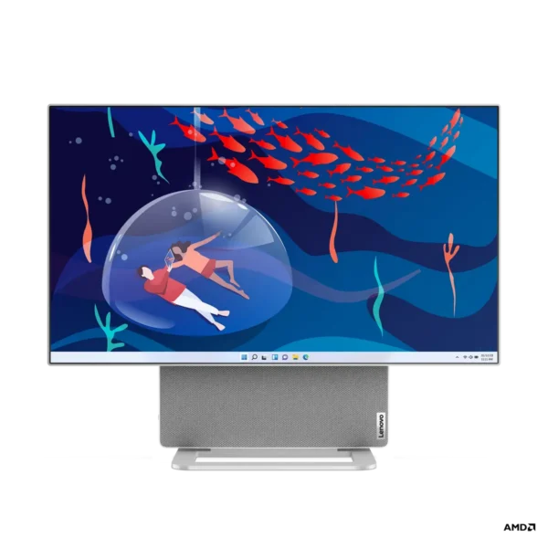 Lenovo Yoga AIO 7 27APH8 AMD Ryzen™ 7 7840HS 68.6 cm (27″) 2560 x 1440 pixels All-in-One PC 16 GB LPDDR5-SDRAM 512 GB SSD Windows 11 Home Wi-Fi 6E (802.11ax) Grey