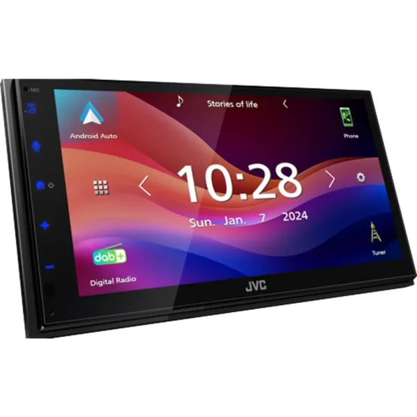 JVC KW-M595DBT car media receiver Black Wi-Fi 22 W Bluetooth