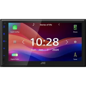 JVC KW-M595DBT car media receiver Black Wi-Fi 22 W Bluetooth