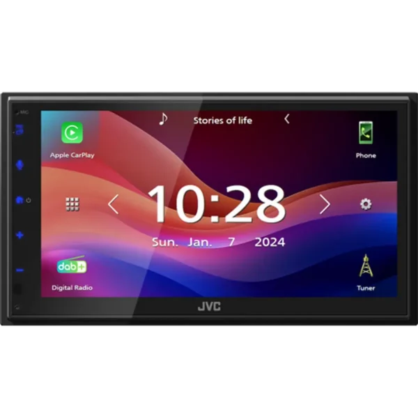 JVC KW-M595DBT car media receiver Black Wi-Fi 22 W Bluetooth