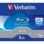 Verbatim 43715 blank Blu-Ray disc BD-R 25 GB 5 pc(s)