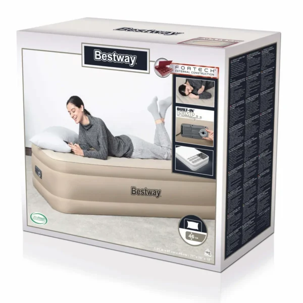 Bestway 69048 air mattress Double mattress Beige Unisex