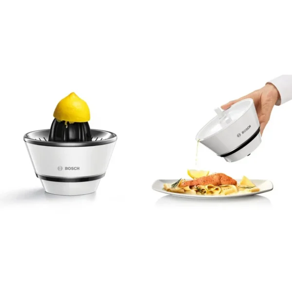 Bosch MCP72GPW electric citrus press 1 L 40 W Black, White