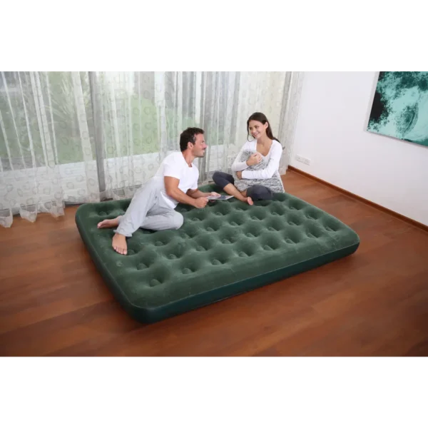 Bestway Flocked Air Bed / Queen-D Cell Pump