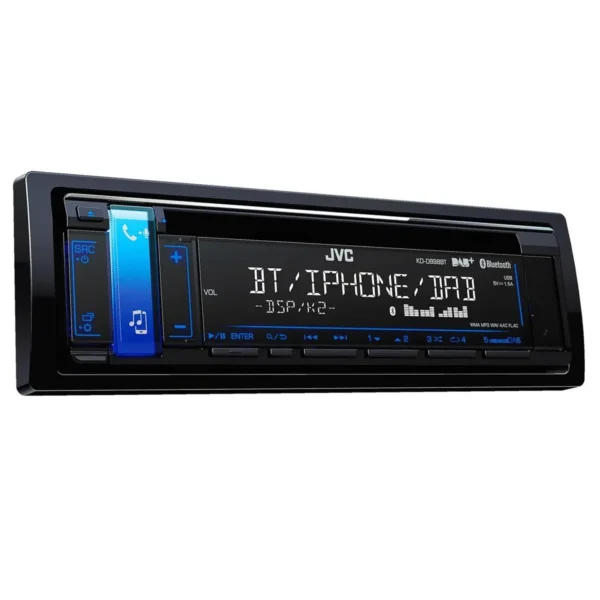 JVC KD-DB98BT car media receiver Black Bluetooth