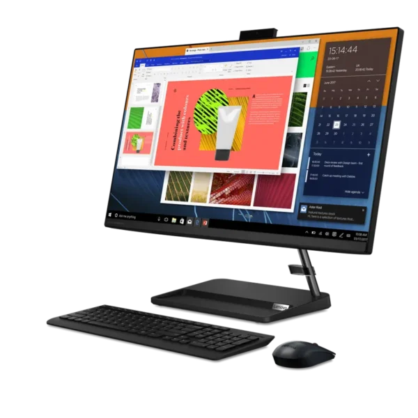 Lenovo IdeaCentre 3 AMD Ryzen™ 5 5625U 68.6 cm (27″) 1920 x 1080 pixels All-in-One PC 8 GB DDR4-SDRAM 512 GB SSD Windows 11 Home Wi-Fi 5 (802.11ac) Black