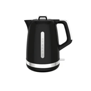 Moulinex BY320B electric kettle 1.7 L 2400 W Black, Stainless steel